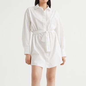 H&M Tie-Belt Shirt Dress